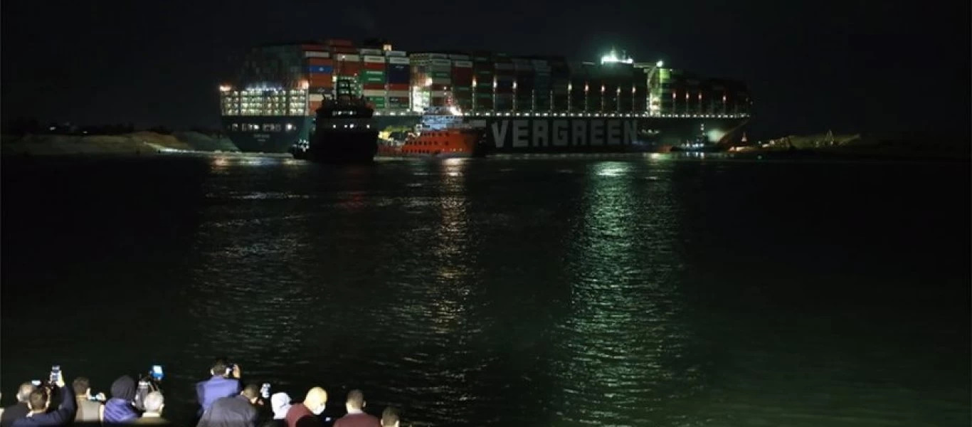 Ευχαριστίες για της Αιγύπτου σε ΗΠΑ, Κίνα, ΗΑΕ και Ελλάδα για το Σουέζ